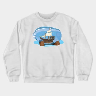 Ship in a Bottle Crewneck Sweatshirt